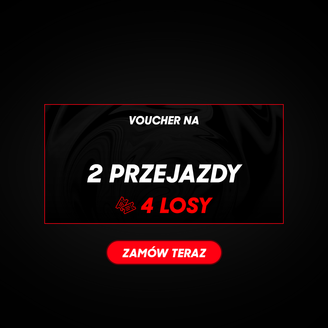 VOUCHER LOTERYJNY 2 PRZEJAZDY + 4 LOSY