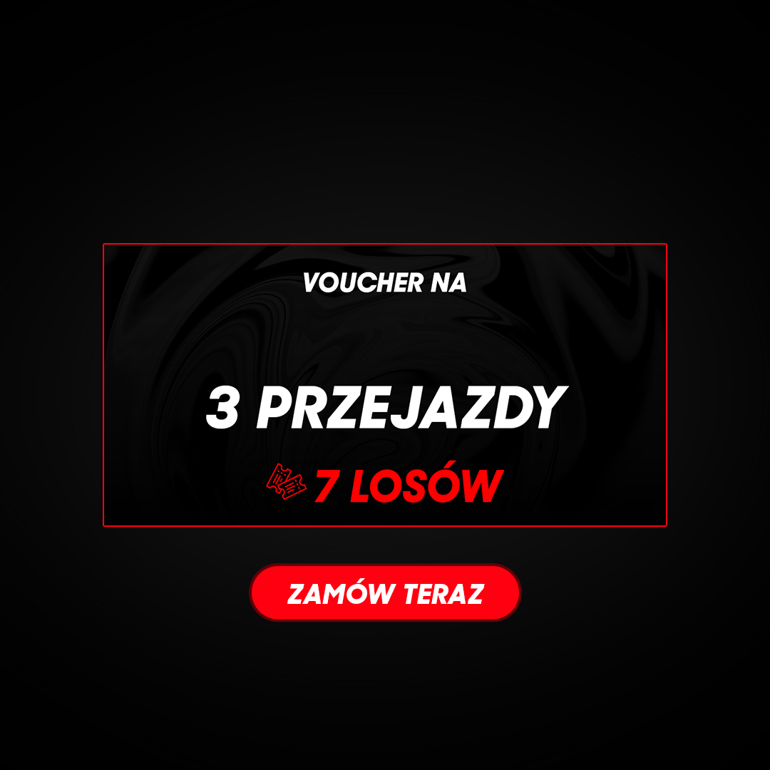 VOUCHER LOTERYJNY 3 PRZEJAZDY + 7 LOSÓW